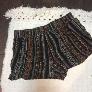 Printed Flowy Shorts
